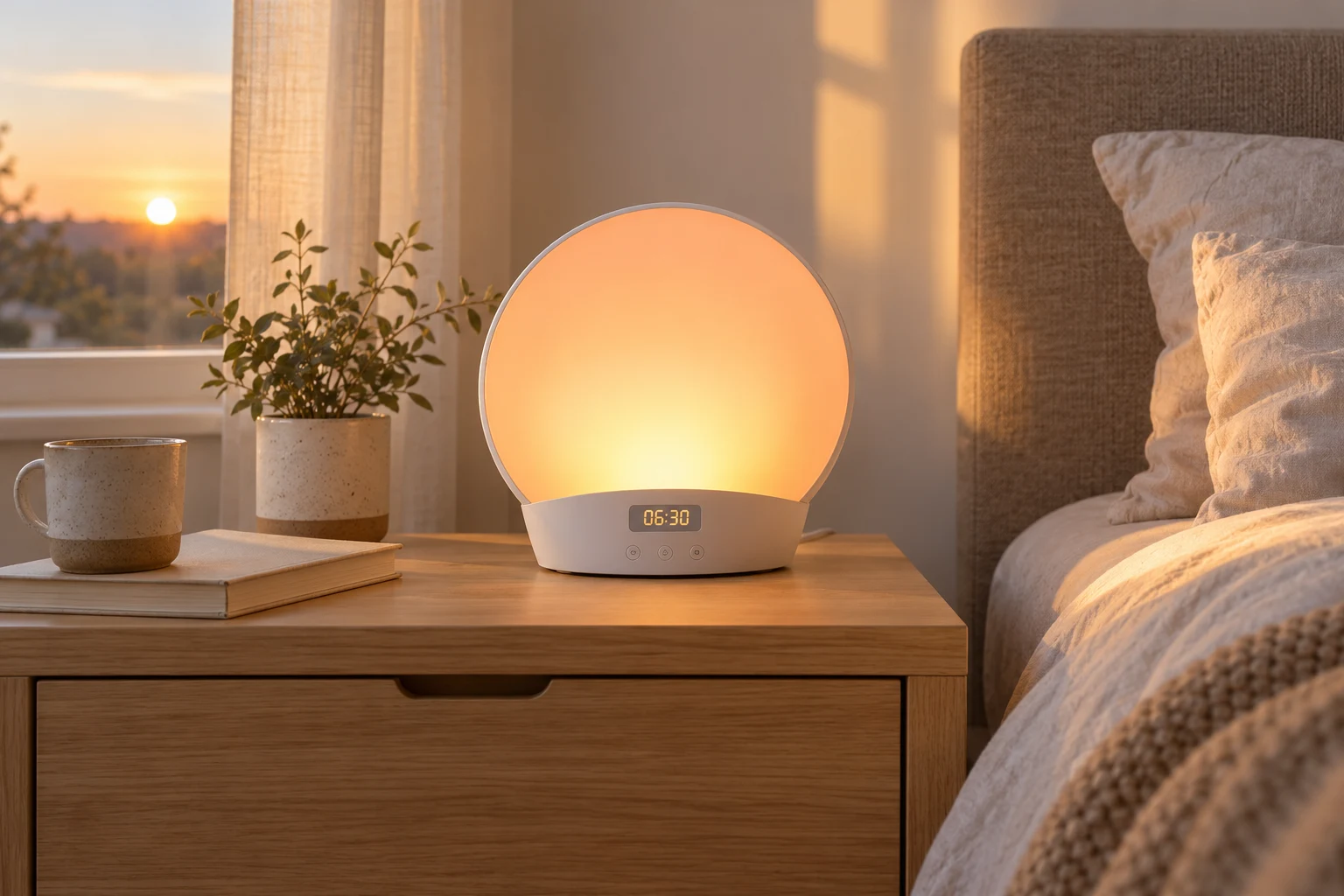 Réveil lumineux et simulateur d’aube : se réveiller en douceur avec la lumière