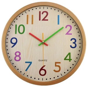 Pendule murale décorative pour enfants 30 cm