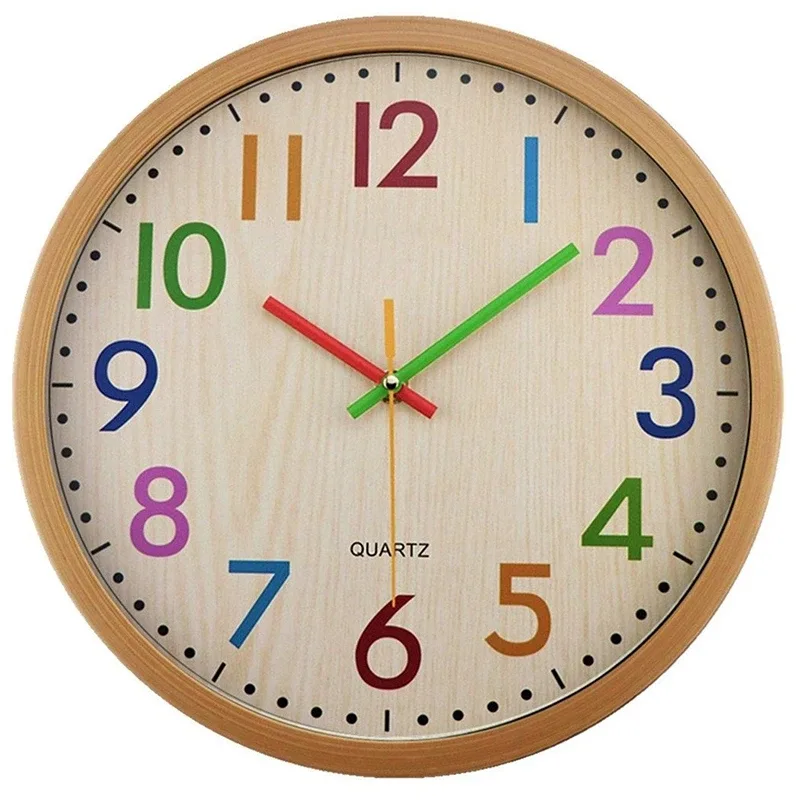 Pendule murale décorative pour enfants 30 cm