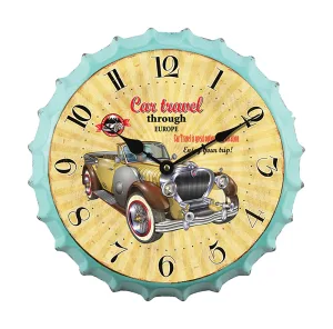 Horloge automobile vintage US 36 cm