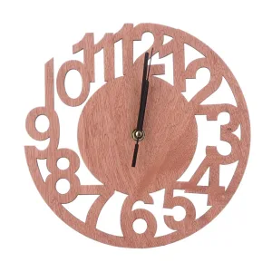 Horloge en bois massif 23 cm