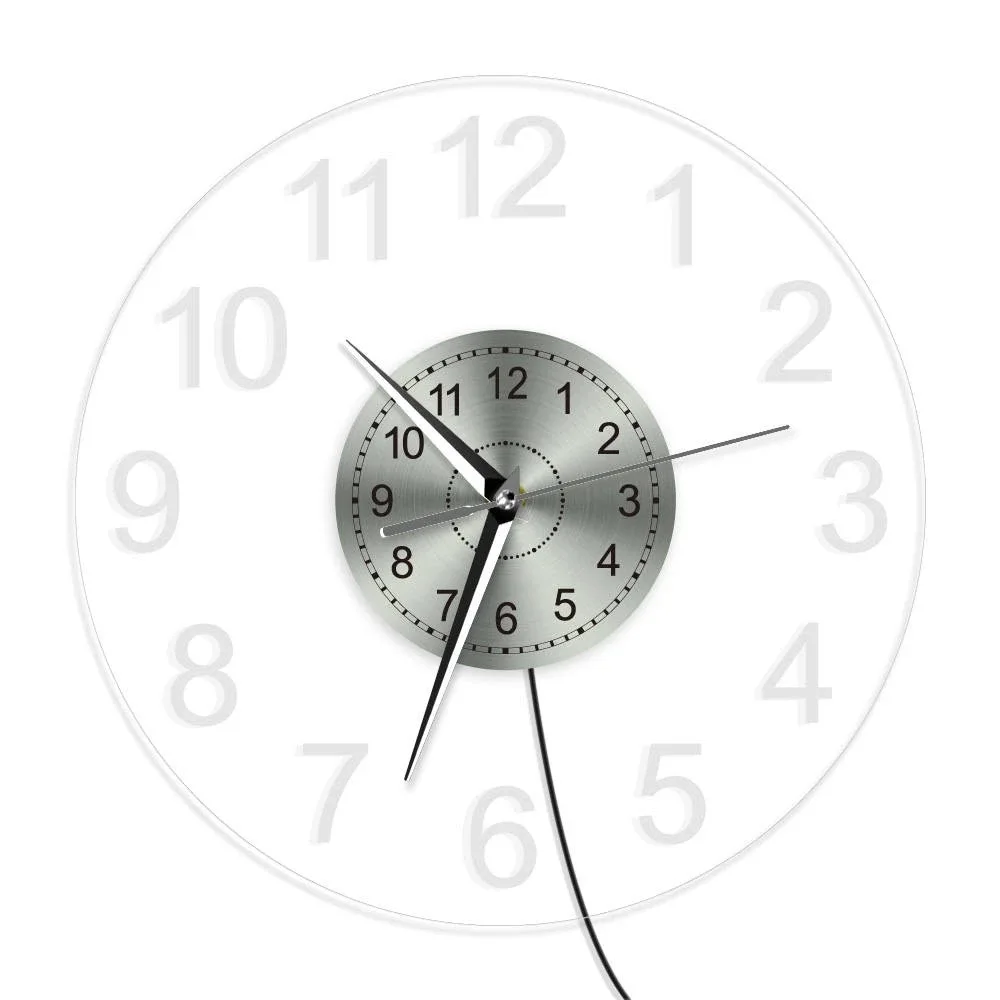 Horloge disque vinyle lumineuse 30 cm
