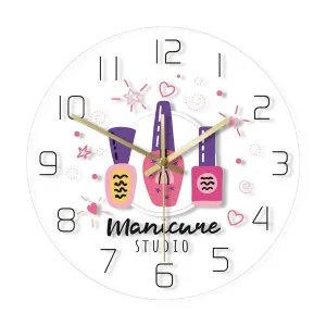 Horloge murale Studio manucure 30 cm