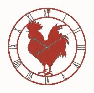 Horloge ferme métal diam. 45cm