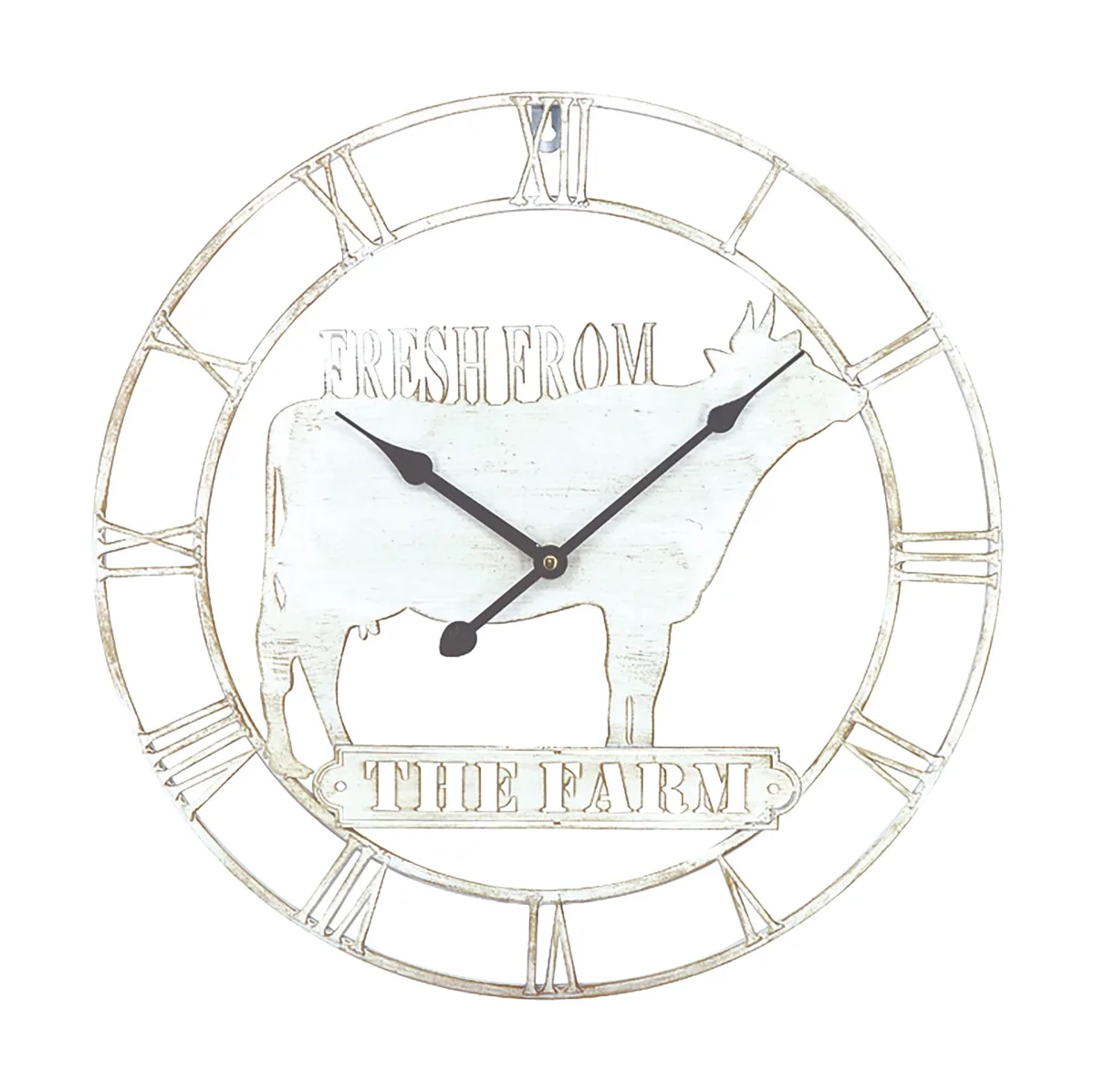 Horloge ferme métal diam. 45cm