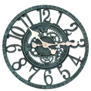 Horloge murale résine et vintage 30 cm