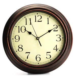 Horloge rétro ronde pour murs 30cm