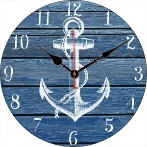 Horloge murale style nautique vintage 15 à 40 cm