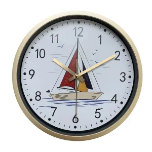 Horloge Murale Silencieuse "Freedom of the sea" - 20 cm