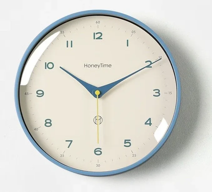 Horloge Murale Bauhaus Colorée – 30 cm