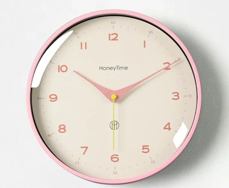 Horloge Murale Bauhaus Colorée – 30 cm