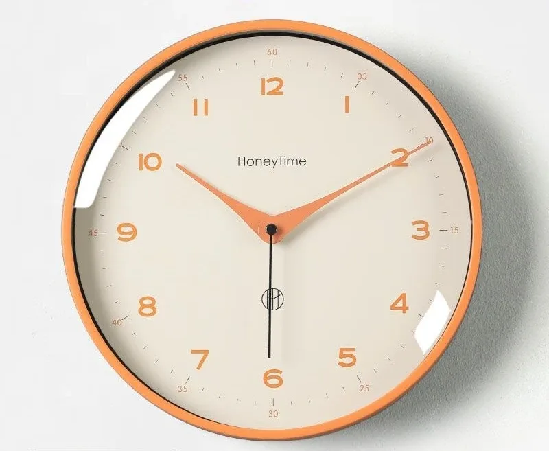 Horloge Murale Bauhaus Colorée – 30 cm