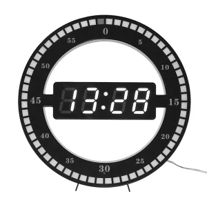 Horloge Murale et Circulaire à LED 31cm