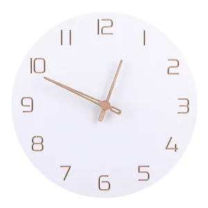 Horloge murale nordique blanche 29cm