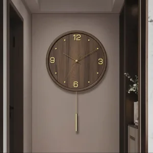 Horloge Murale Bois et Métal