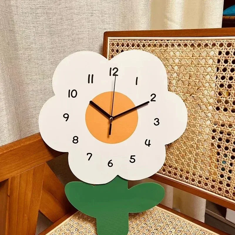 Horloge Murale Fleur