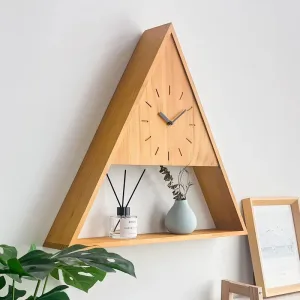 Horloge Murale Décorative en Bois