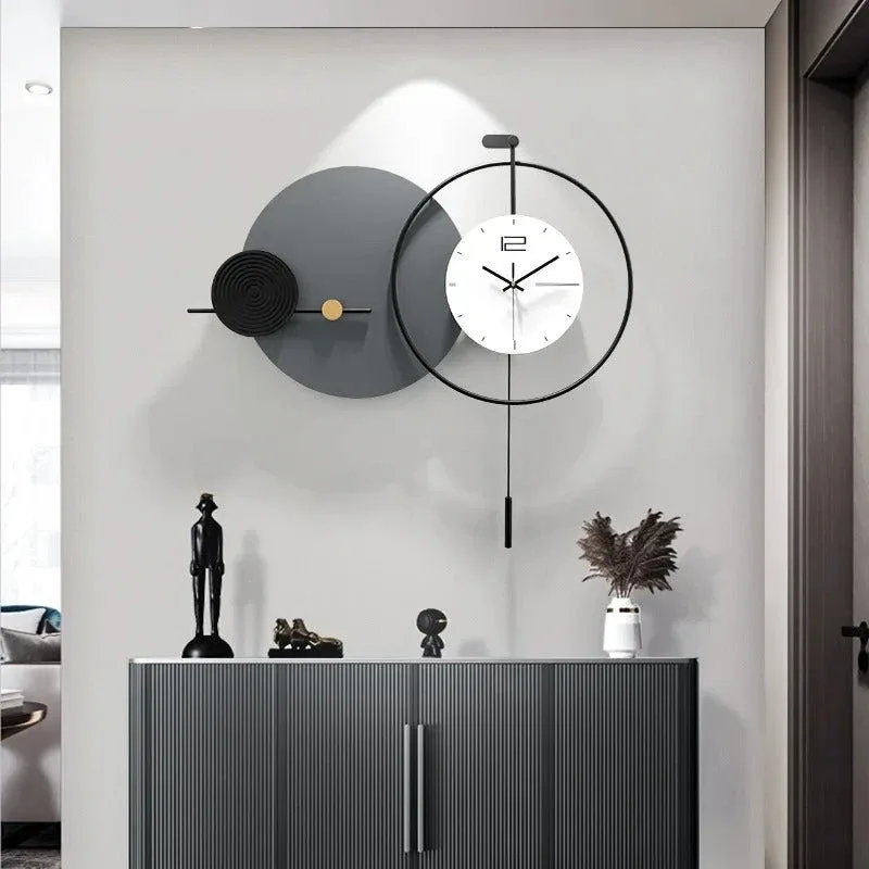 Horloge Murale Design Géométrique