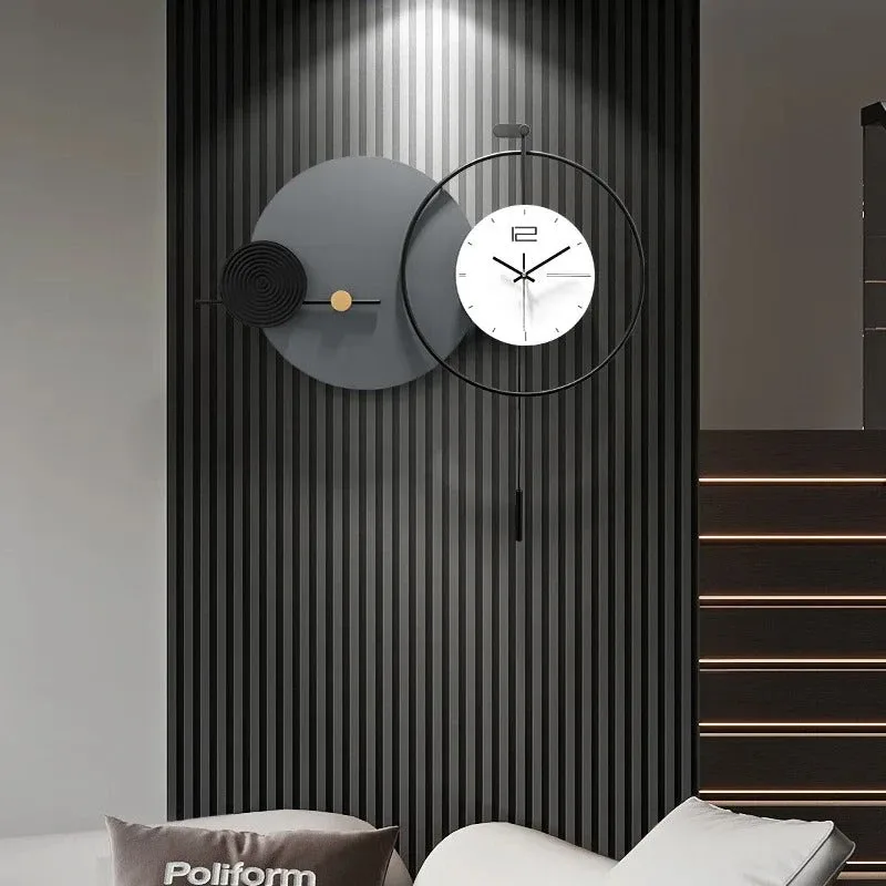 Horloge Murale Design Géométrique