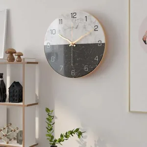 Horloge Silencieuse Marbre