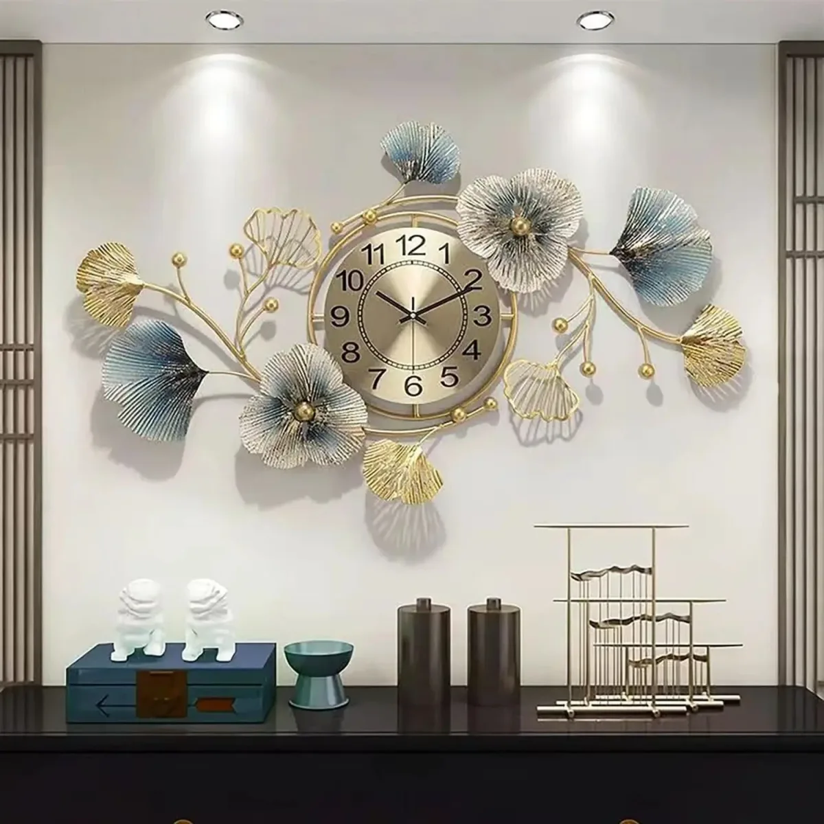 Grande Horloge Murale Décorative