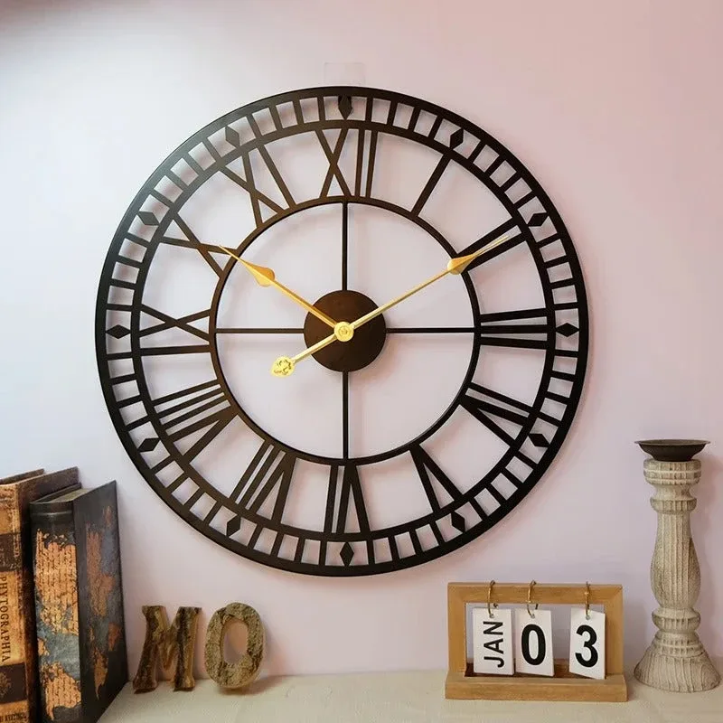 Horloge Murale Industrielle