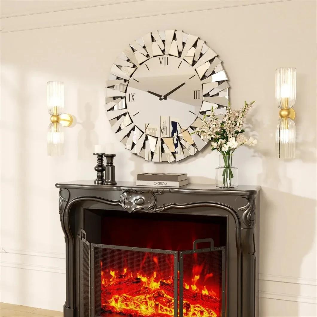 Horloge Miroir Murale