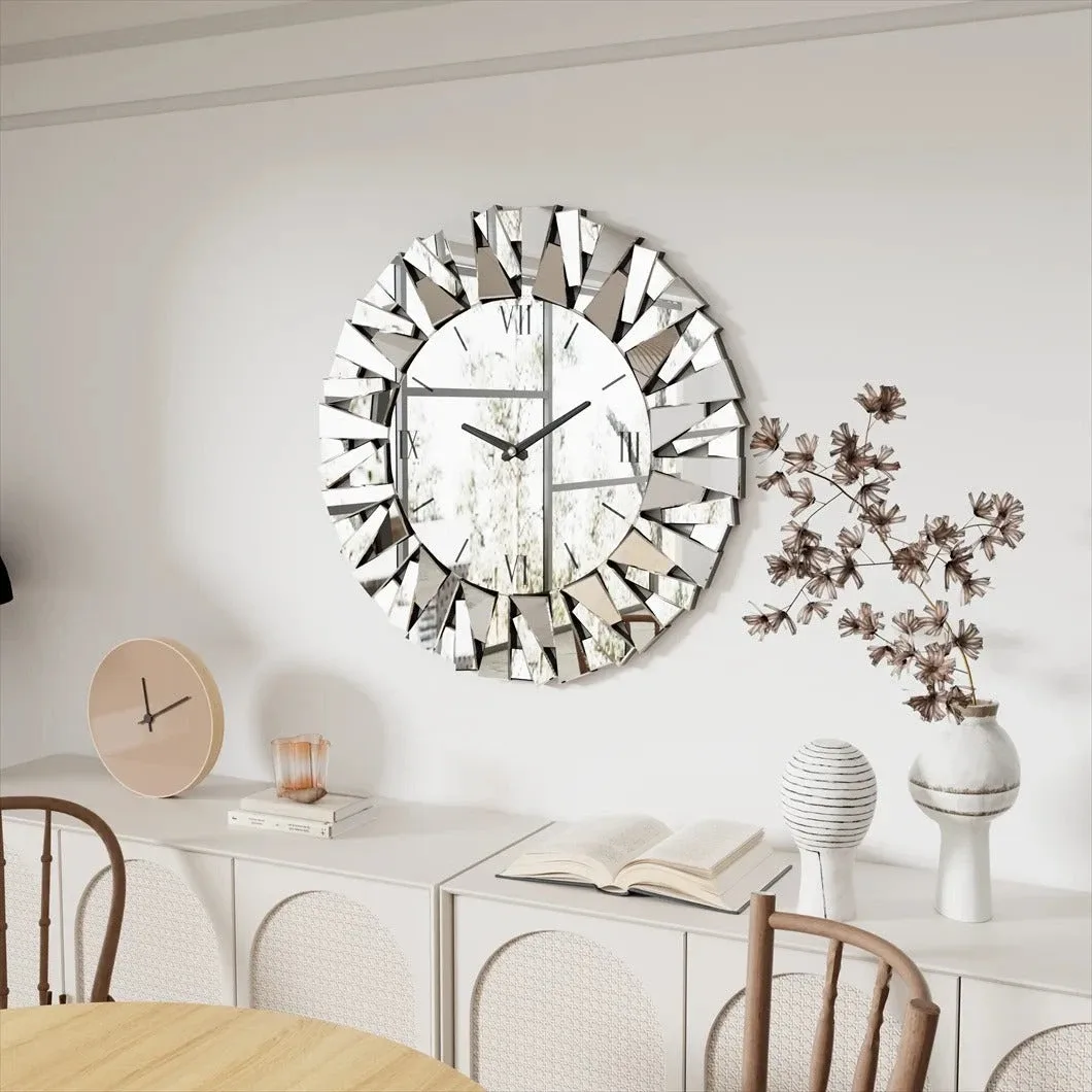 Horloge Miroir Murale
