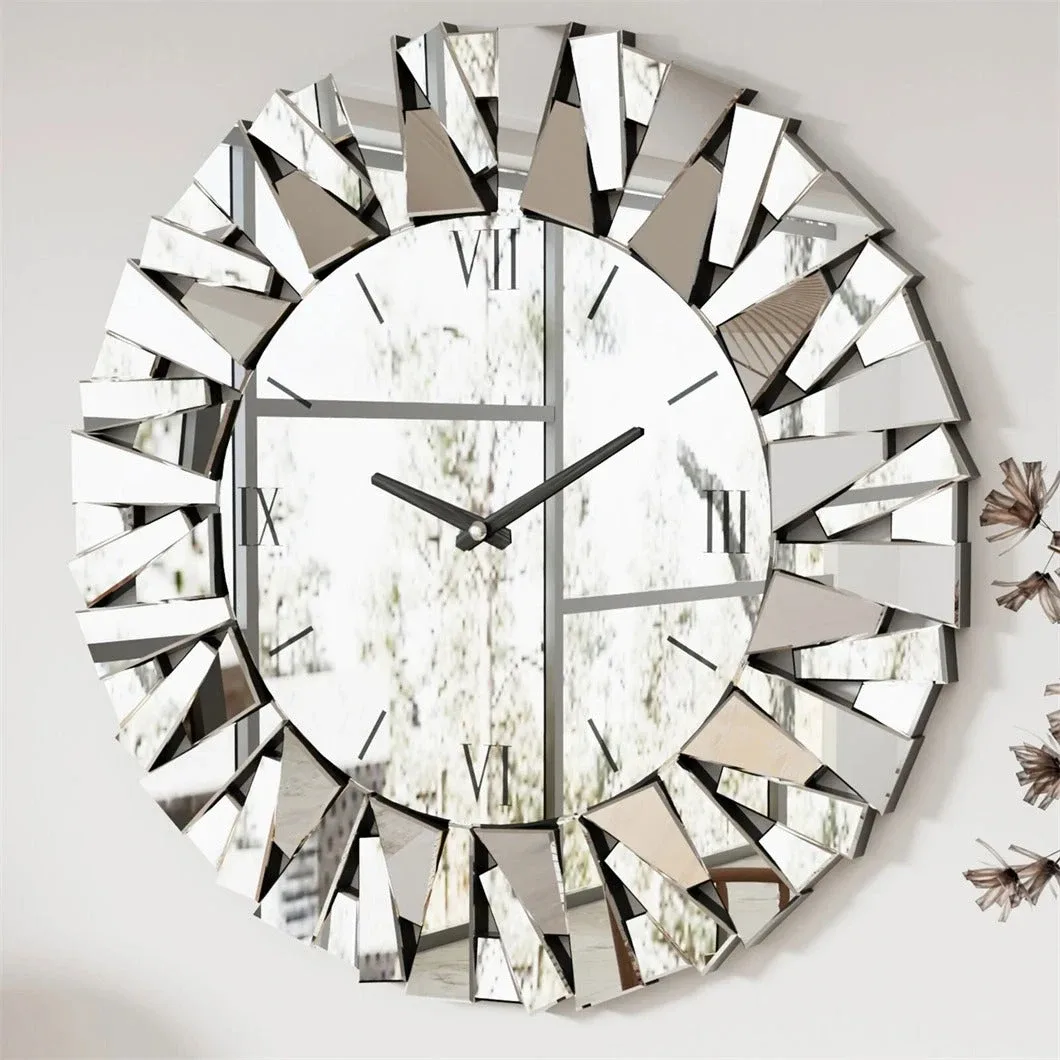 Horloge Miroir Murale
