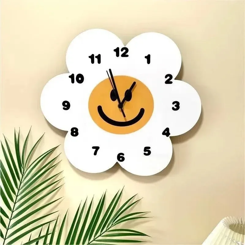 Horloge en Forme de Fleur