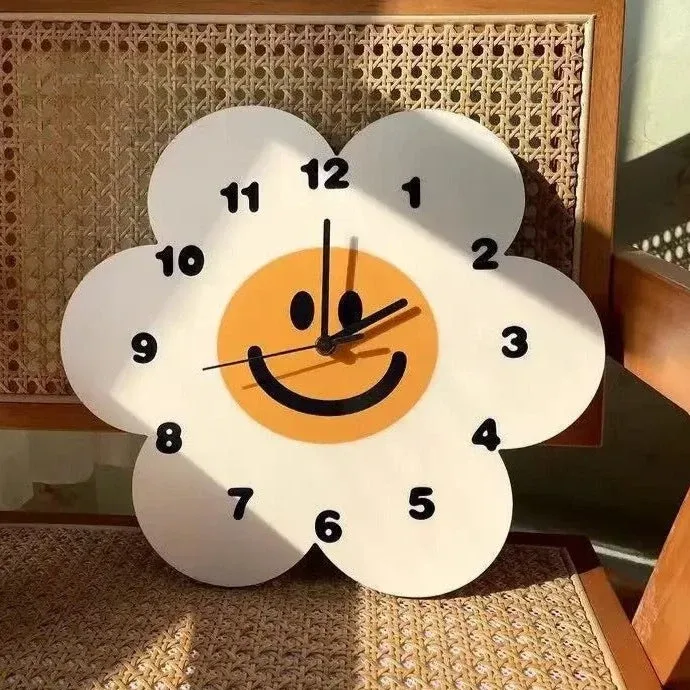 Horloge en Forme de Fleur