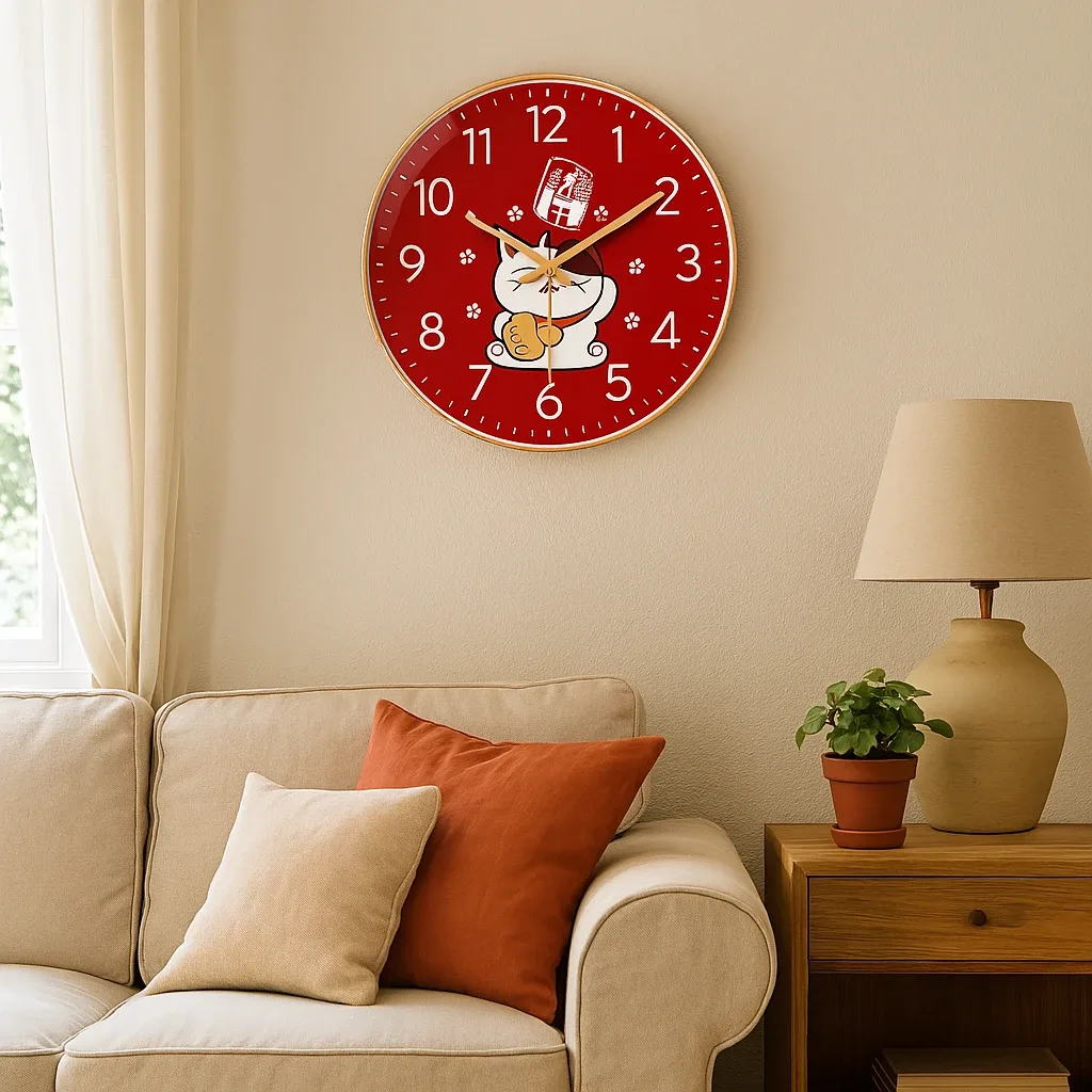 Horloge Maneki Neko