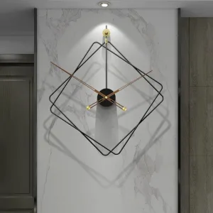 Horloge Murale Noire Design