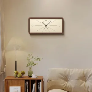 Horloge Design Bois