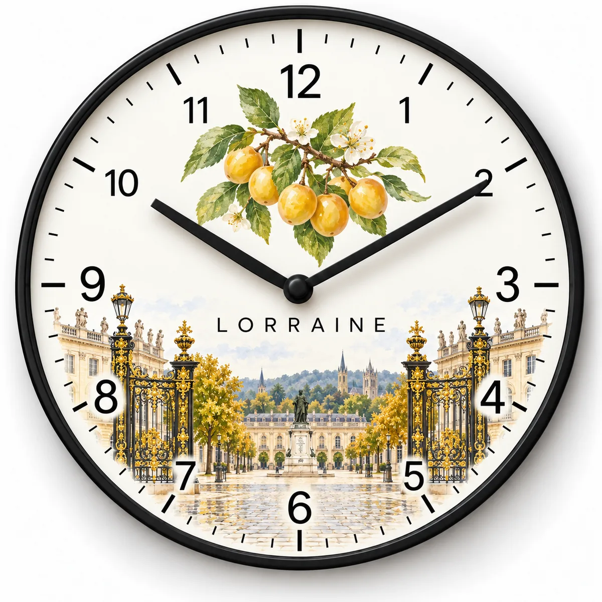 Horloge Lorraine – Mirabelles et patrimoine