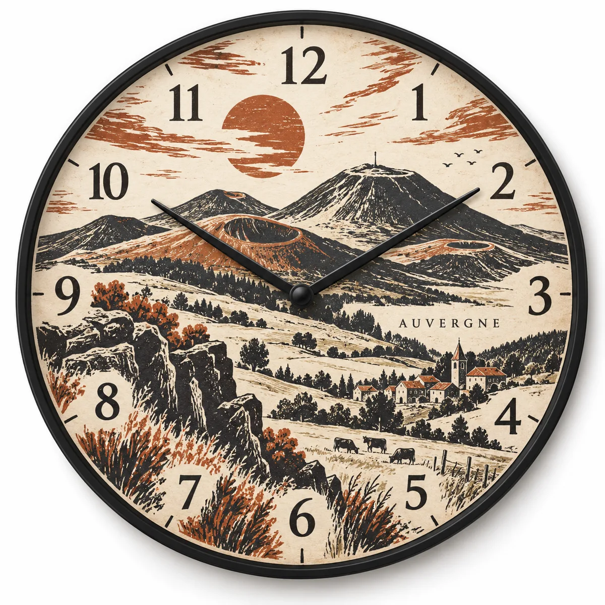 Horloge Auvergne — visuel de présentation