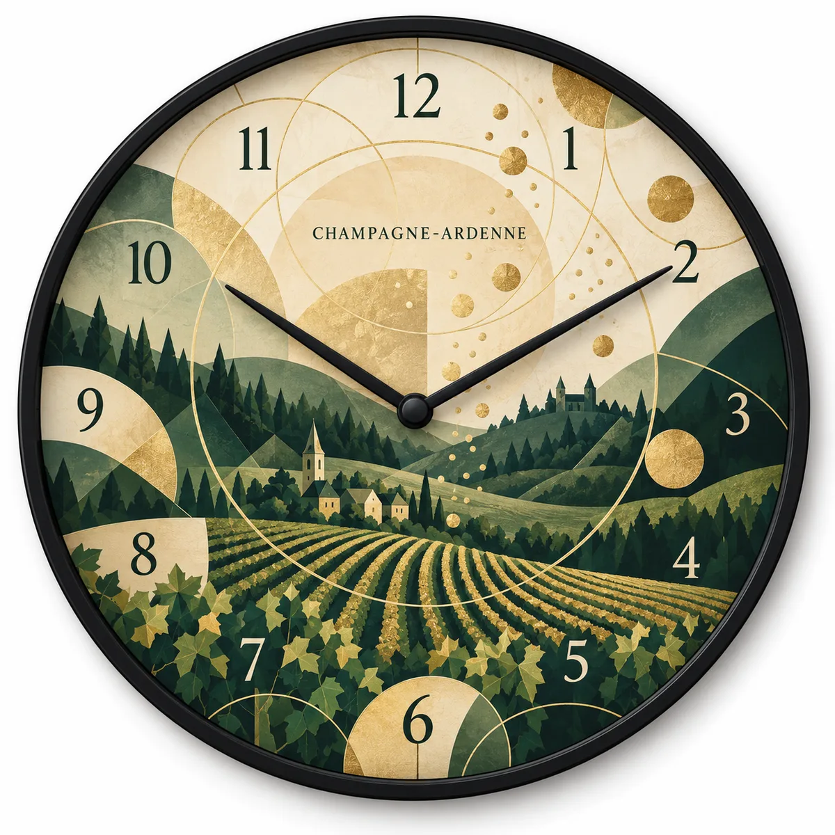 Horloge Champagne-Ardenne — visuel de présentation