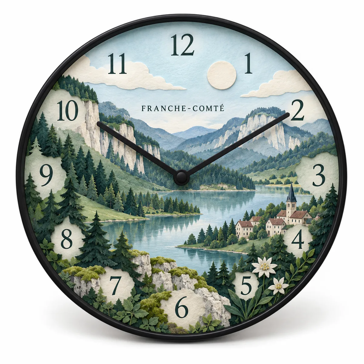 Horloge Franche-Comté — visuel de présentation