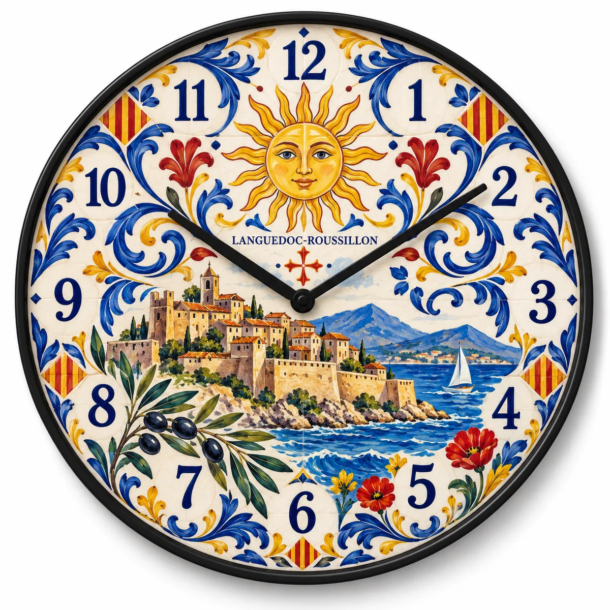 Horloge Languedoc-Roussillon — visuel de présentation