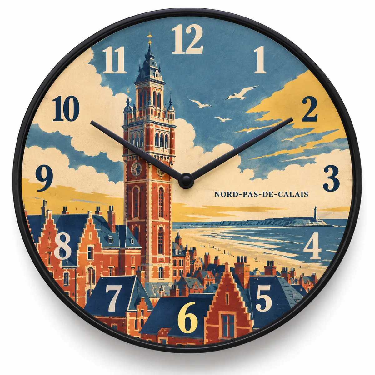 Horloge Nord-Pas-de-Calais — visuel de présentation