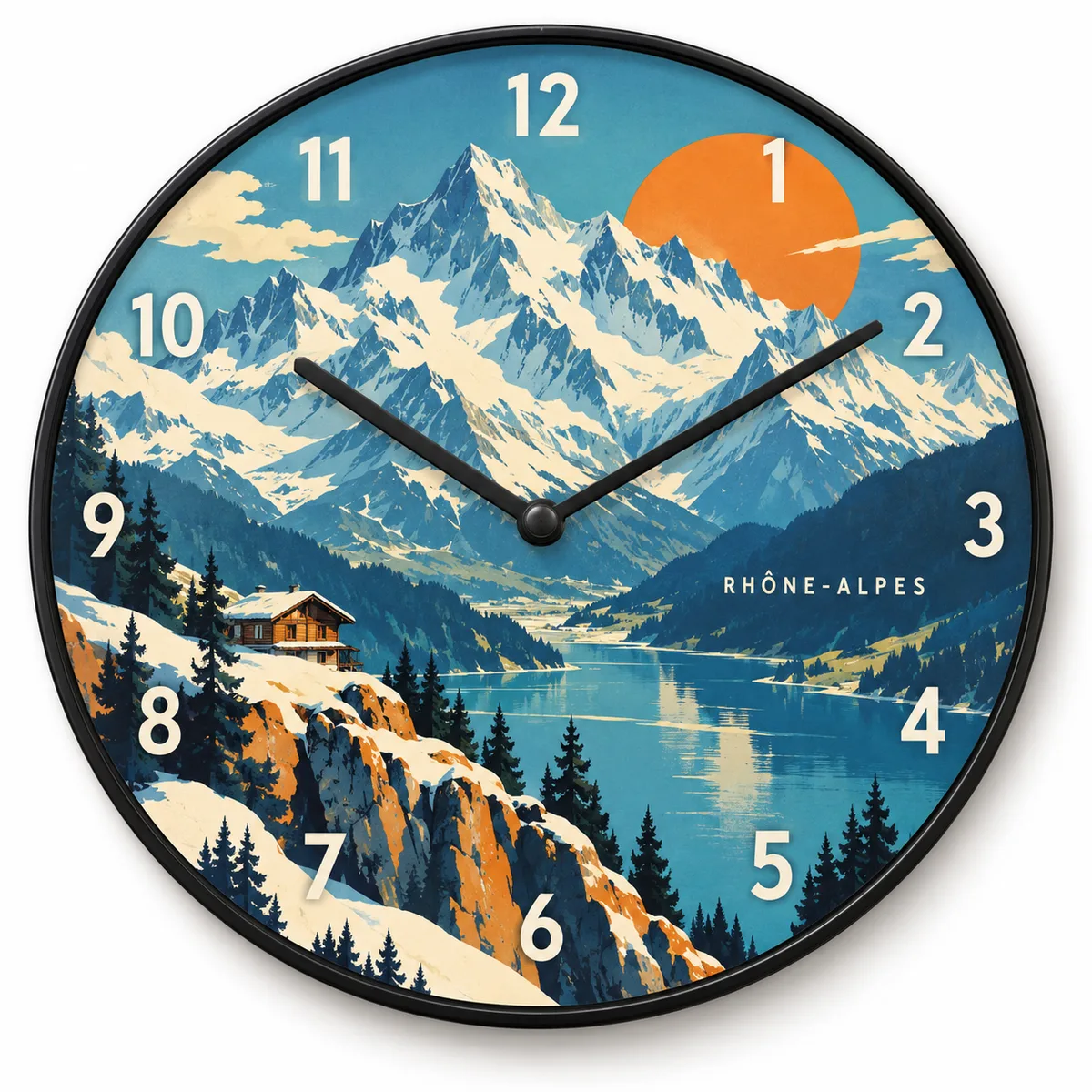 Horloge Rhône-Alpes — visuel de présentation