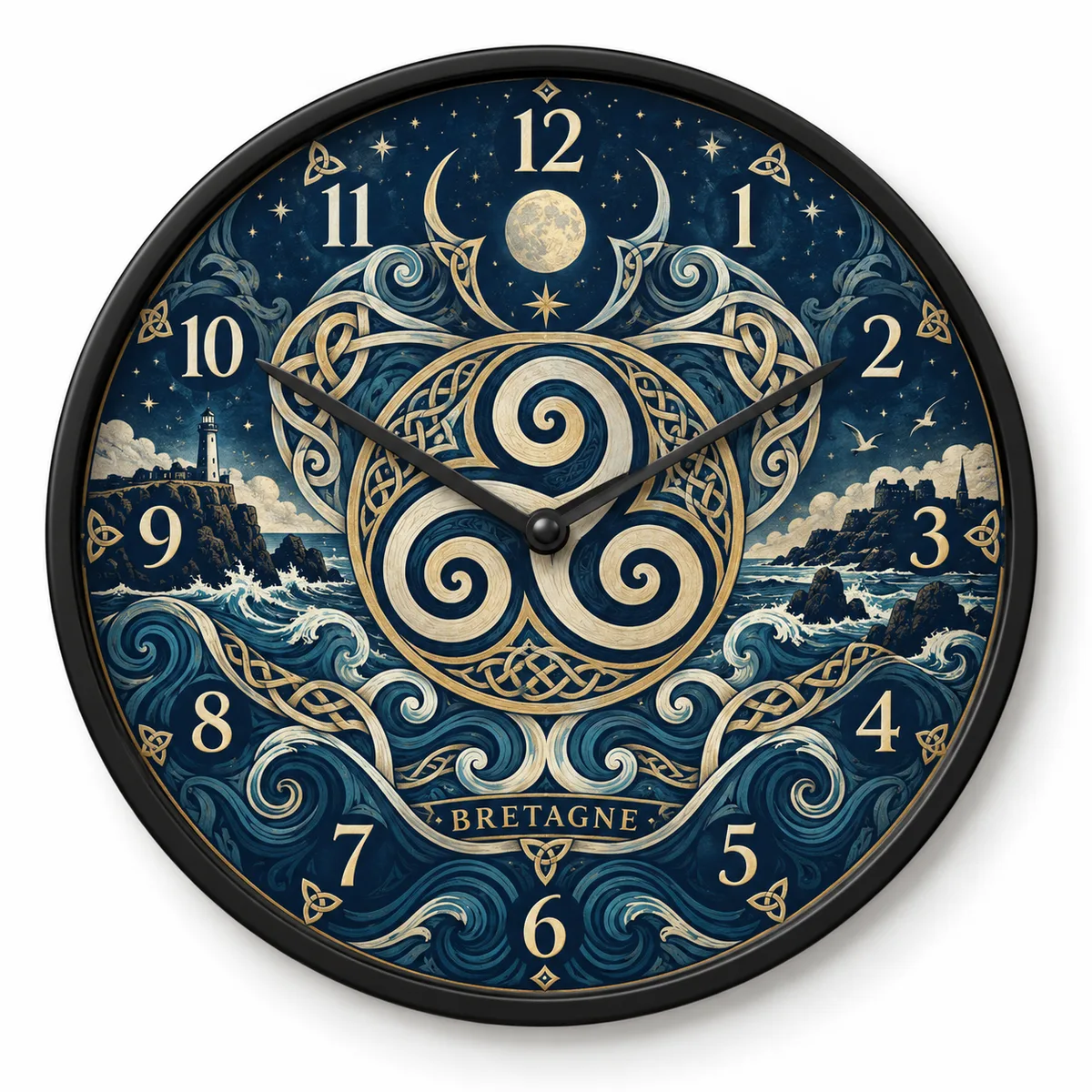 Horloge Bretagne — visuel de présentation