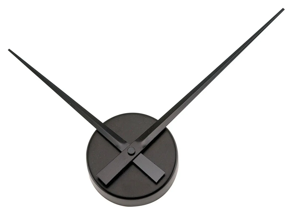 horloge murale noire