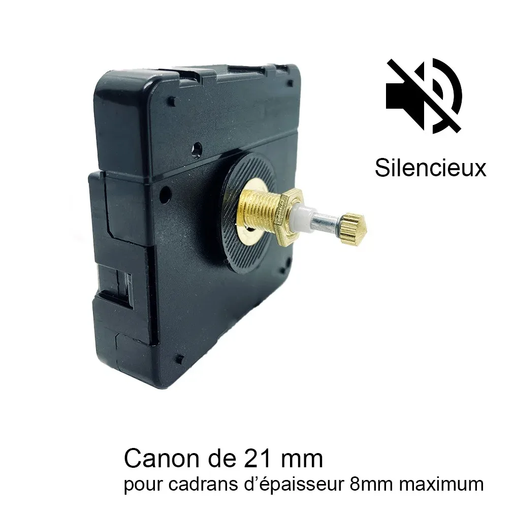 mecanisme horloge extra fort silencieux euroshaft copie
