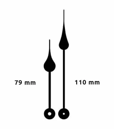 aiguilles 79-110 mm noires