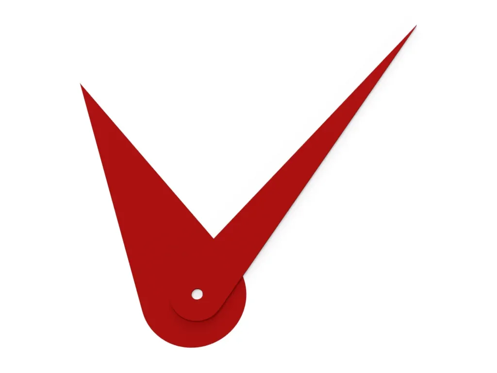 horloge cavrois rouges