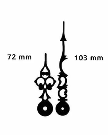 Aiguilles 72 / 103 mm style ancien - PLA