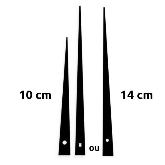 Aiguilles 10 / 14 cm - plastique