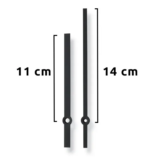 aiguilles 11 14 noires mesure