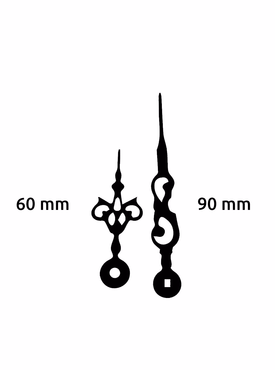 Aiguilles 60 / 90 mm style ancien 3